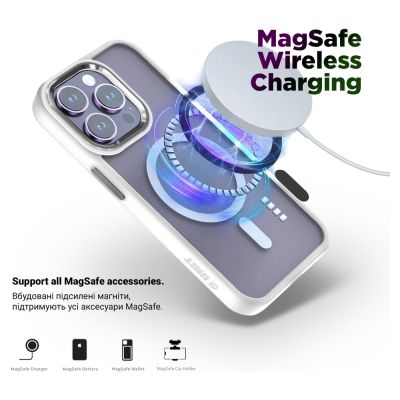     Armorstandart Unit MagSafe Apple iPhone 15 Pro Max Matte Clear Silver (ARM69350) -  3