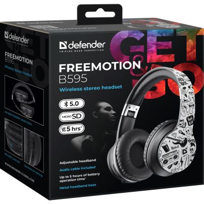  Defender FreeMotion B595 Black/White (63596) -  7