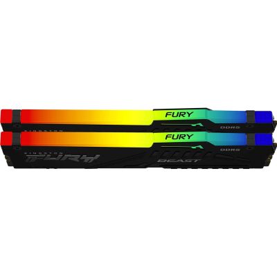     DDR5 16GB (2x8GB) 5600 MHz FURY Beast RGB Kingston Fury (ex.HyperX) (KF556C36BBEAK2-16) -  4