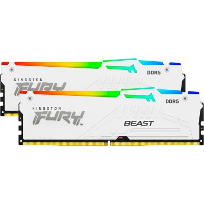  '  ' DDR5 32GB (2x16GB) 6000 MHz FURY Beast White RGB Kingston Fury (ex.HyperX) (KF560C40BWAK2-32) -  3