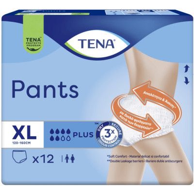    Tena Pants Plus XL 12 (7322541773643) -  1