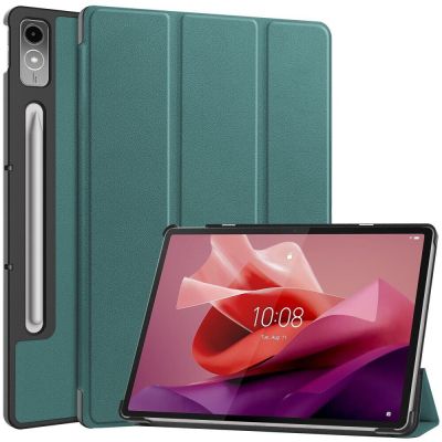    BeCover Smart Case Lenovo Tab P12 TB-370FU 12.7" Dark Green (710058) -  4