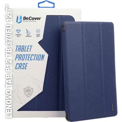    BeCover Smart Case Lenovo Tab P12 TB-370FU 12.7" Deep Blue (710057) -  1