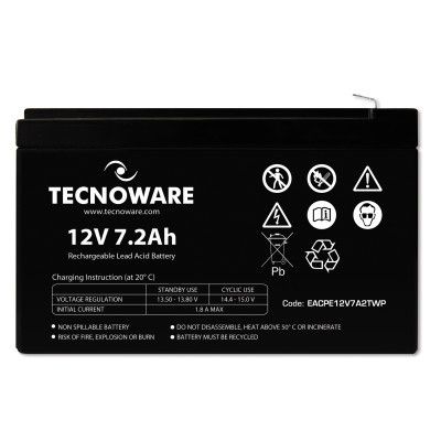       TECNOWARE 12V-7.2Ah (EACPE12V7A2TWP) -  2