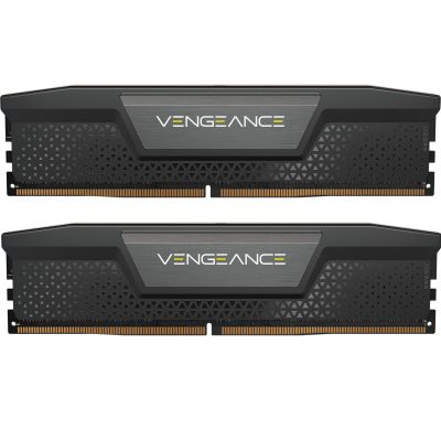     DDR5 48GB (2x24GB) 5600 MHz Vengeance Black Corsair (CMK48GX5M2B5600C40) -  1