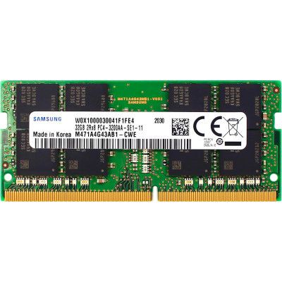  '   SoDIMM DDR4 32GB 3200 MHz Samsung (M471A4G43BB1-CWE) -  1