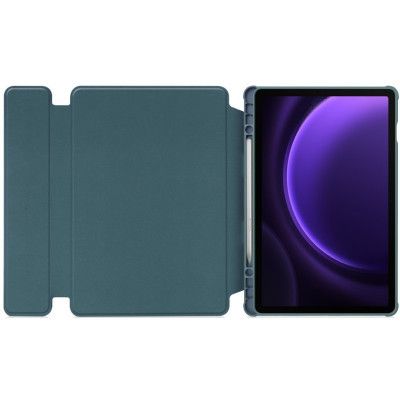    BeCover 360 Rotatable Samsung Tab S9 (SM-X710/SM-X716)/S9 FE (SM-X510/SM-X516B) 11.0" Dark Green (710434) -  4