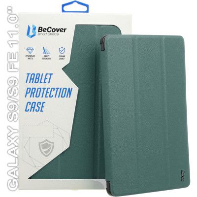    BeCover Smart Case Samsung Tab S9 (SM-X710/SM-X716)/S9 FE (SM-X510/SM-X516B) 11.0" Dark Green (710410) -  1