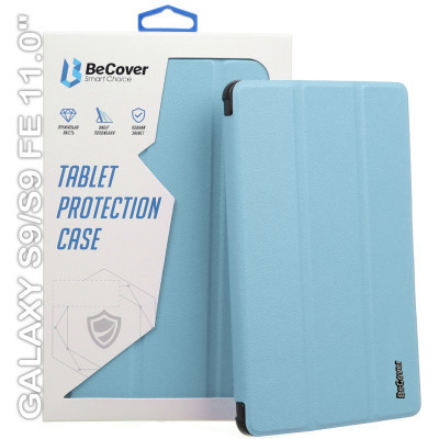    BeCover Smart Case Samsung Tab S9 (SM-X710/SM-X716)/S9 FE (SM-X510/SM-X516B) 11.0" Light Blue (710414) -  1