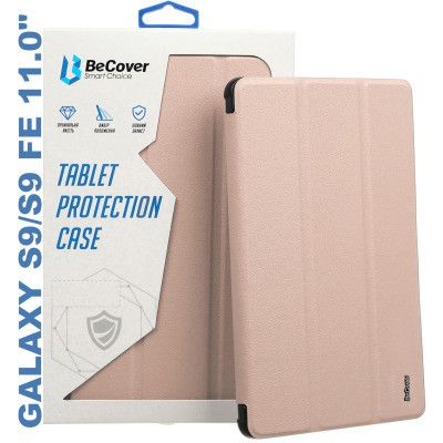    BeCover Soft Edge stylus holder Samsung Tab S9 (SM-X710/SM-X716)/S9 FE (SM-X510/SM-X516B) 11.0" Pink (710442) -  1