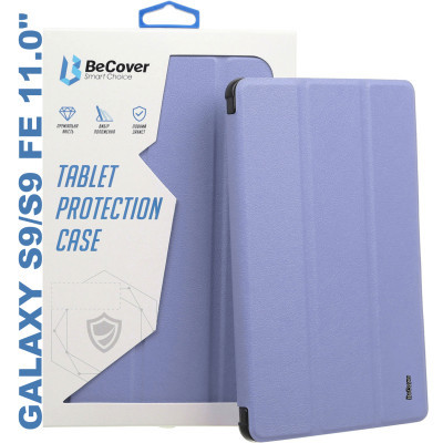    BeCover Soft Edge stylus holder Samsung Tab S9 (SM-X710/SM-X716)/S9 FE (SM-X510/SM-X516B) 11.0" Purple (710443) -  1