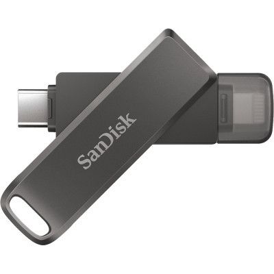 USB   SanDisk 256GB iXpand Luxe USB-C/Lightning (SDIX70N-256G-GN6NE) -  3