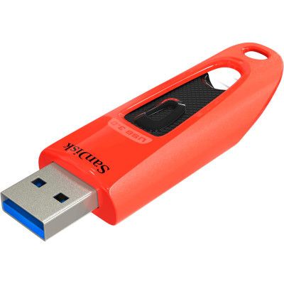 USB   SanDisk 64GB Ultra Red USB 3.0 (SDCZ48-064G-U46R) -  2