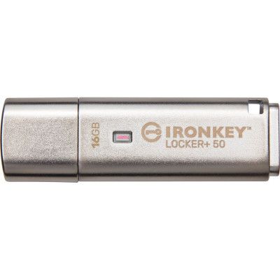 USB   Kingston 16GB IronKey Locker Plus 50 AES Encrypted USB 3.2 (IKLP50/16GB) -  3