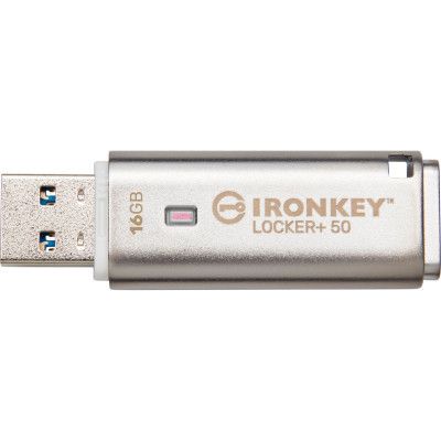 USB   Kingston 16GB IronKey Locker Plus 50 AES Encrypted USB 3.2 (IKLP50/16GB) -  4