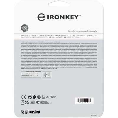 USB   Kingston 16GB IronKey Locker Plus 50 AES Encrypted USB 3.2 (IKLP50/16GB) -  6