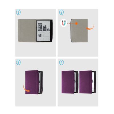     BeCover Ultra Slim BeCover PocketBook 700 Era 7" Purple (710065) -  4