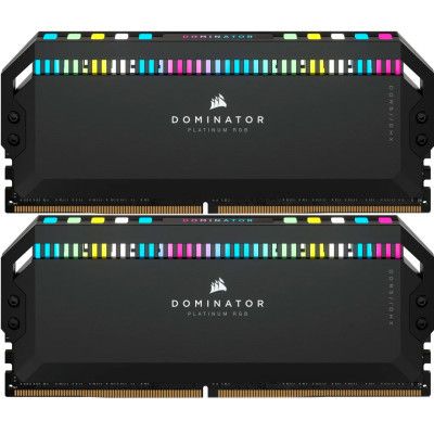  '  ' DDR5 32GB (2x16GB) 6000 MHz Dominator Platinum RGB Black Corsair (CMT32GX5M2E6000C36) -  1