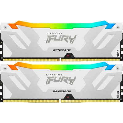     DDR5 32GB (2x16GB) 7600 MHz Renegade RGB White XMP Kingston Fury (ex.HyperX) (KF576C38RWAK2-32) -  1