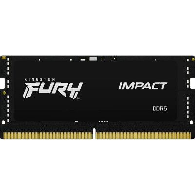     SoDIMM DDR5 16GB 6000 MHz Impact XMP Kingston Fury (ex.HyperX) (KF560S38IB-16) -  1