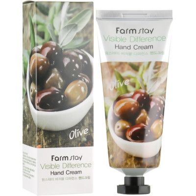    FarmStay Visible Difference Hand Cream Olive    100  (8809338560062) -  2