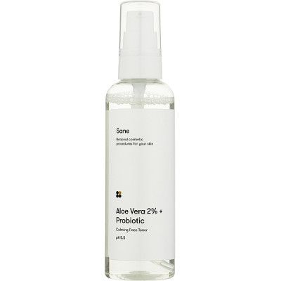    Sane Aloe Vera 2% + Probiotic Calming Face Toner  100  (4820266830533) -  1