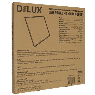  Delux LED PANEL 42 44W 4000K  (595*595) (90021223) -  2