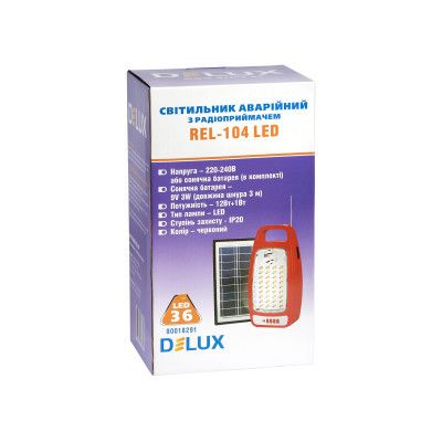  Delux REL-104 (6V4,5Ah) 36 LED 12W+1W (90018291) -  4