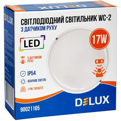  Delux WC-2 17  5000K IP54    (90021165) -  4