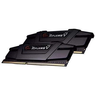  '  ' DDR4 8GB (2x4GB) 3200 MHz RIPJAWS V Black G.Skill (F4-3200C16D-8GVKB) -  2