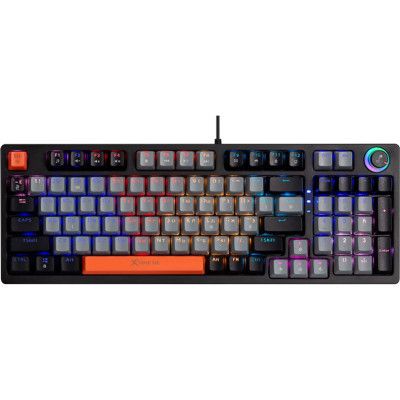  Xtrike ME GK-987 RGB Mechanical USB UA Grey/Black (GK-987GBRUA) -  1