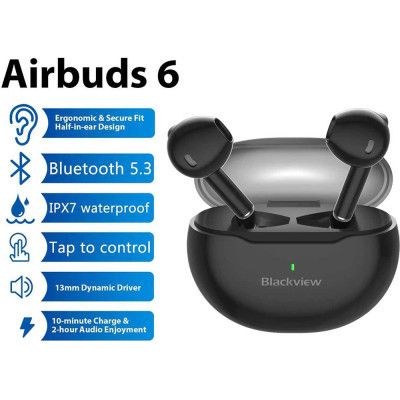  Blackview AirBuds 6 Black (6931548308423) -  7