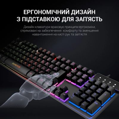  GamePro GK576 Nitro+ USB Black (GK576) -  12