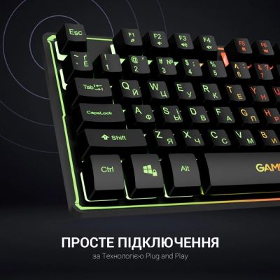  GamePro GK576 Nitro+ USB Black (GK576) -  8