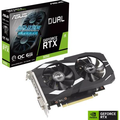  ASUS GeForce RTX3050 6Gb DUAL OC (DUAL-RTX3050-O6G) -  12