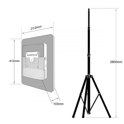     ALIENTECH DEIMOX 915MHz 1.2G 2.4G 5.2G 5.8G VM (DMX-09122450DSB/EU) -  3