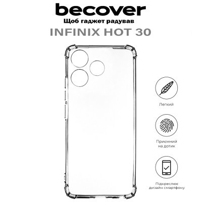     BeCover Anti-Shock Infinix Hot 30 (X6831) Clear (710602) -  6