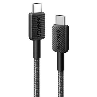   USB-C to USB-C 0.9m 322 Black Anker (A81F5G11) -  1