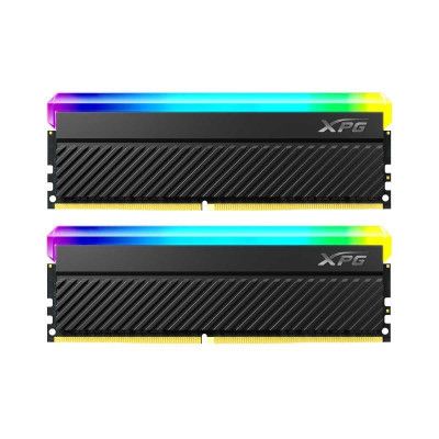     DDR4 32GB (2x16GB) 3600 MHz XPG Spectrix D45G RGB Black ADATA (AX4U360016G18I-DCBKD45G) -  1