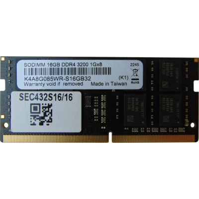  '   SoDIMM DDR4 16GB 3200 MHz Samsung (SEC432S16/16) -  1