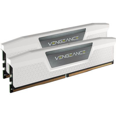     DDR5 32GB (2x16GB) 5600 MHz Vengeance White Corsair (CMK32GX5M2B5600C40W) -  2