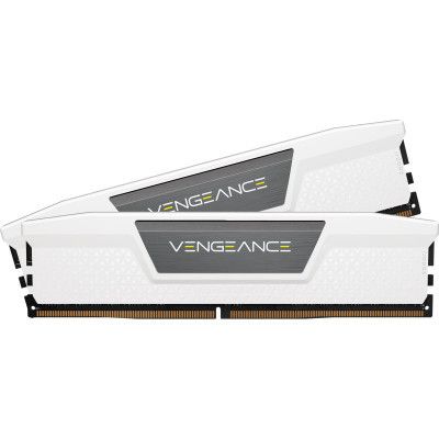     DDR5 64GB (2x32GB) 6000 MHz Vengeance White Corsair (CMK64GX5M2B6000C40W) -  4