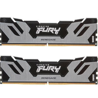     DDR5 32GB (2x16GB) 7200 MHz Renegade Black/Silver Kingston Fury (ex.HyperX) (KF572C38RSK2-32) -  1