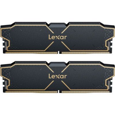     DDR5 32GB (2x16GB) 6000 MHz Thor Black Lexar (LD5U16G60C32LG-RGD) -  1