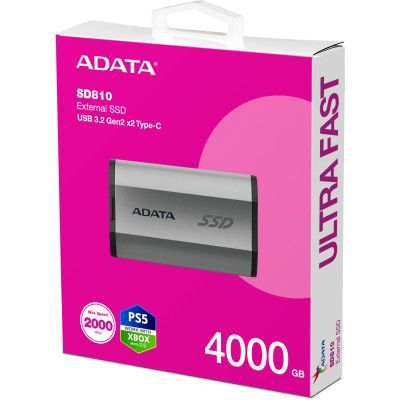 SSD  ADATA SD810 4TB USB 3.2 (SD810-4000G-CSG) -  6