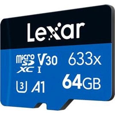   Lexar 64GB microSDXC class 10 UHS-I (LMS0633064G-BNNNG) -  2