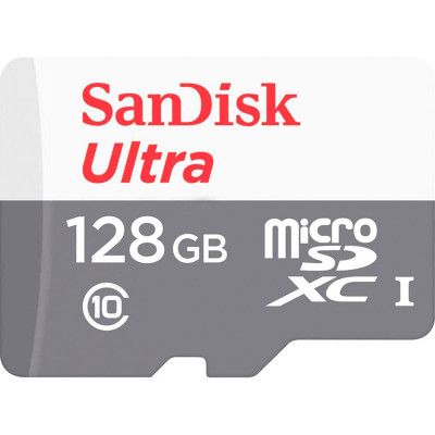  '  ' SanDisk 128GB microSDXC class 10 UHS-I Ultra (SDSQUNR-128G-GN3MN) -  1