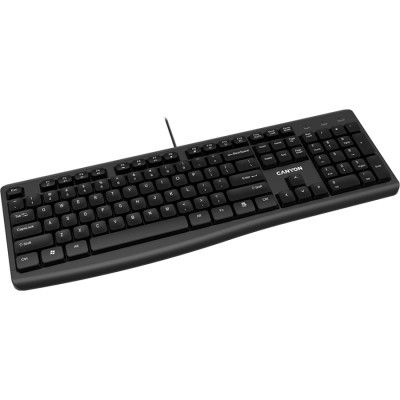  Canyon KB-50 Slim USB UA Black (CNE-CKEY5) -  1