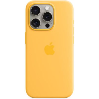     Apple iPhone 15 Pro Silicone Case with MagSafe - Sunshine,Model A3125 (MWNK3ZM/A) -  3