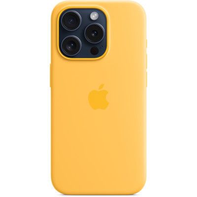     Apple iPhone 15 Pro Silicone Case with MagSafe - Sunshine,Model A3125 (MWNK3ZM/A) -  4